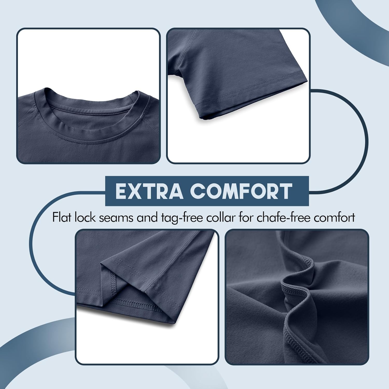 Riverruns Fishing T-Shirt Men's Workout Shirts Moisture-Wicking UPF 50+ Sun Protection Shirt for Fishing Swim #1021 - Image 6