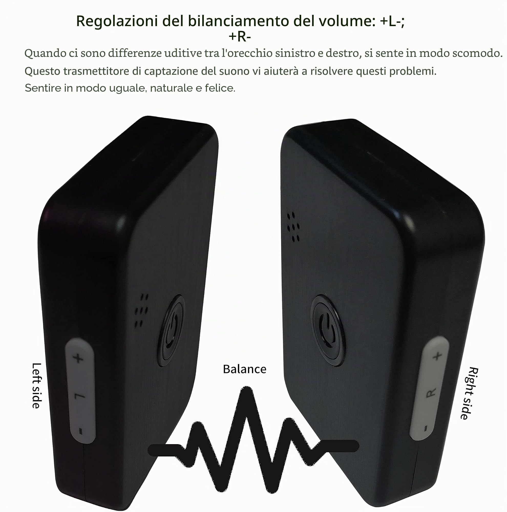 Cuffie wireless a conduzione ossea con microfono per ascolto TV e perdita dell'udito, ideali per anziani e anziani