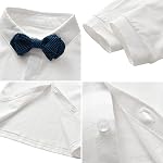 amokk Baby Boy Formal Wear for 1st 2nd Birthday Gentleman Outfits for Chirstening Bowtie and Vest Pants Set