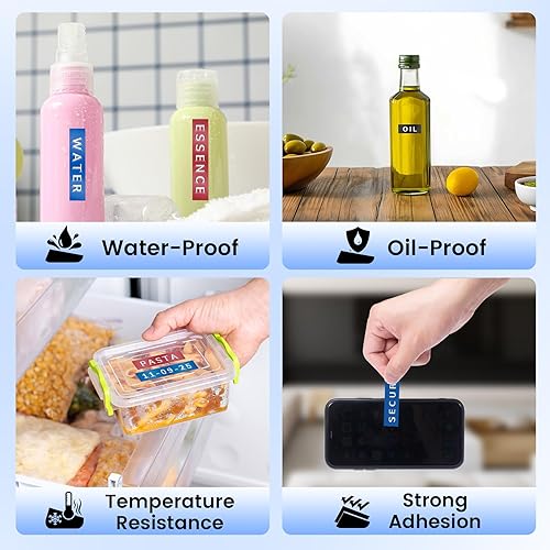 Miniatura 8 de Zodzi Embossing Label Maker, Vintage Embossed Label Makers, Manual Retro Label Maker Machine for Home DIY Crafts & Scrapbook Supplies, Old School