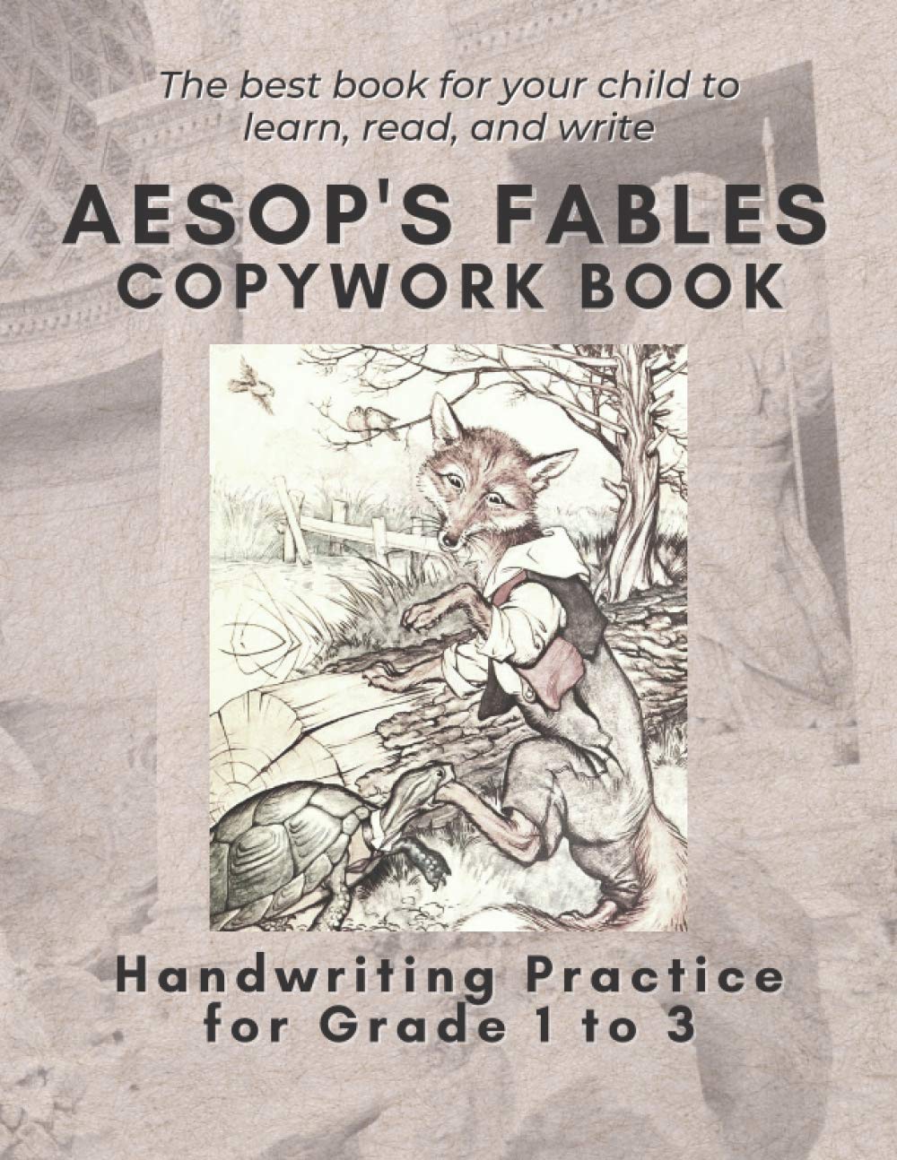 Aesop's Fables Copywork Book: Handwriting Practice For Grades 1 to 3