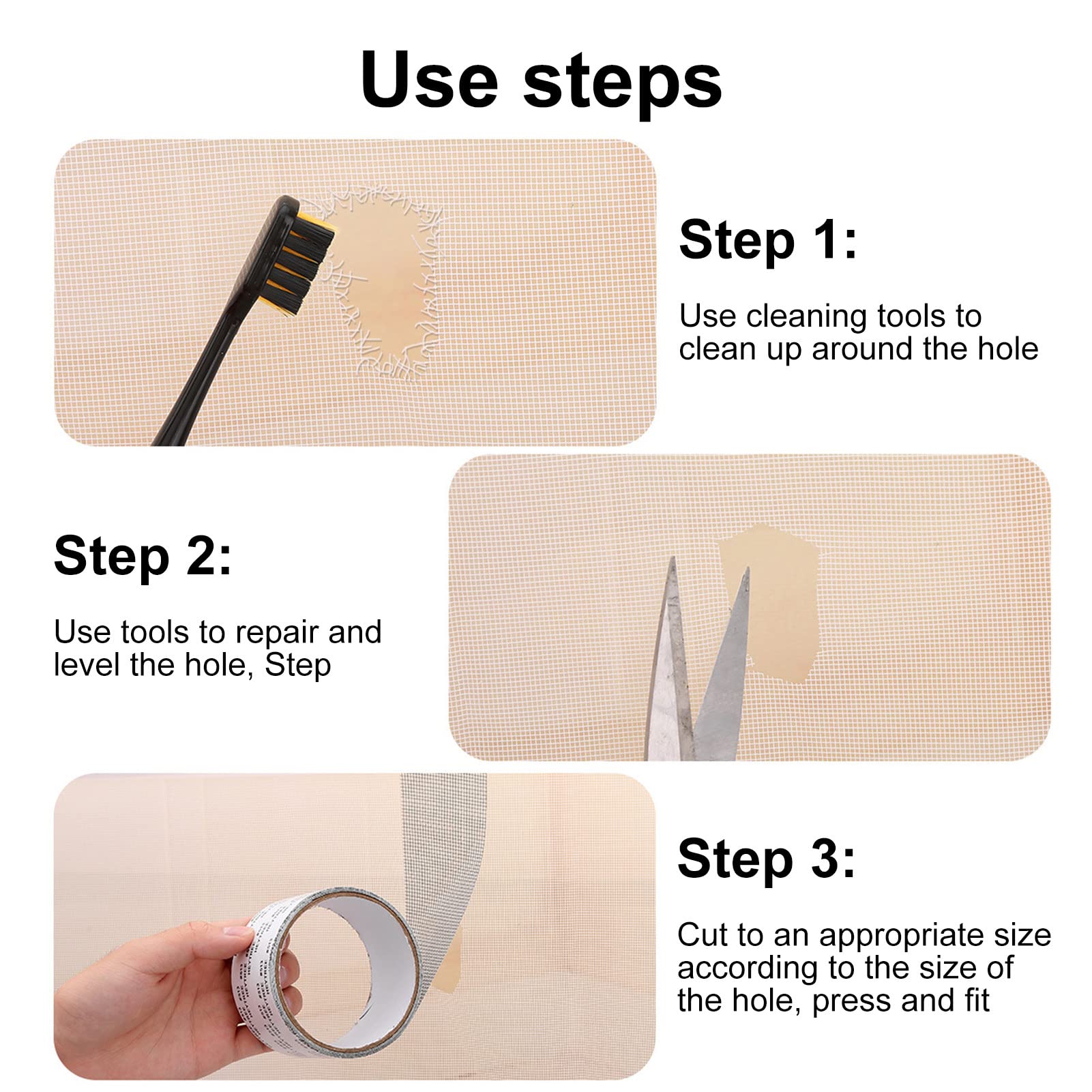 Ruban Adhésif Moustiquaire - Réparation Moustiquaire