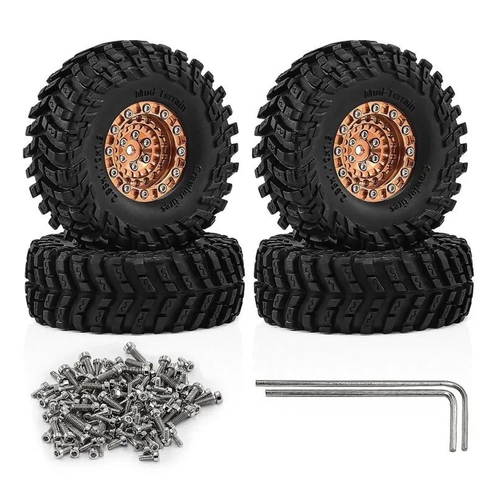Per Trx4m Per Scx24 Per Fms Per Ascent-18 1/18 Rc Parti Aggiornamento Auto 1.3 Pollici Mozzo Ruota Pneumatico Arrampicata Hubw341 Ricambi Modellini RC