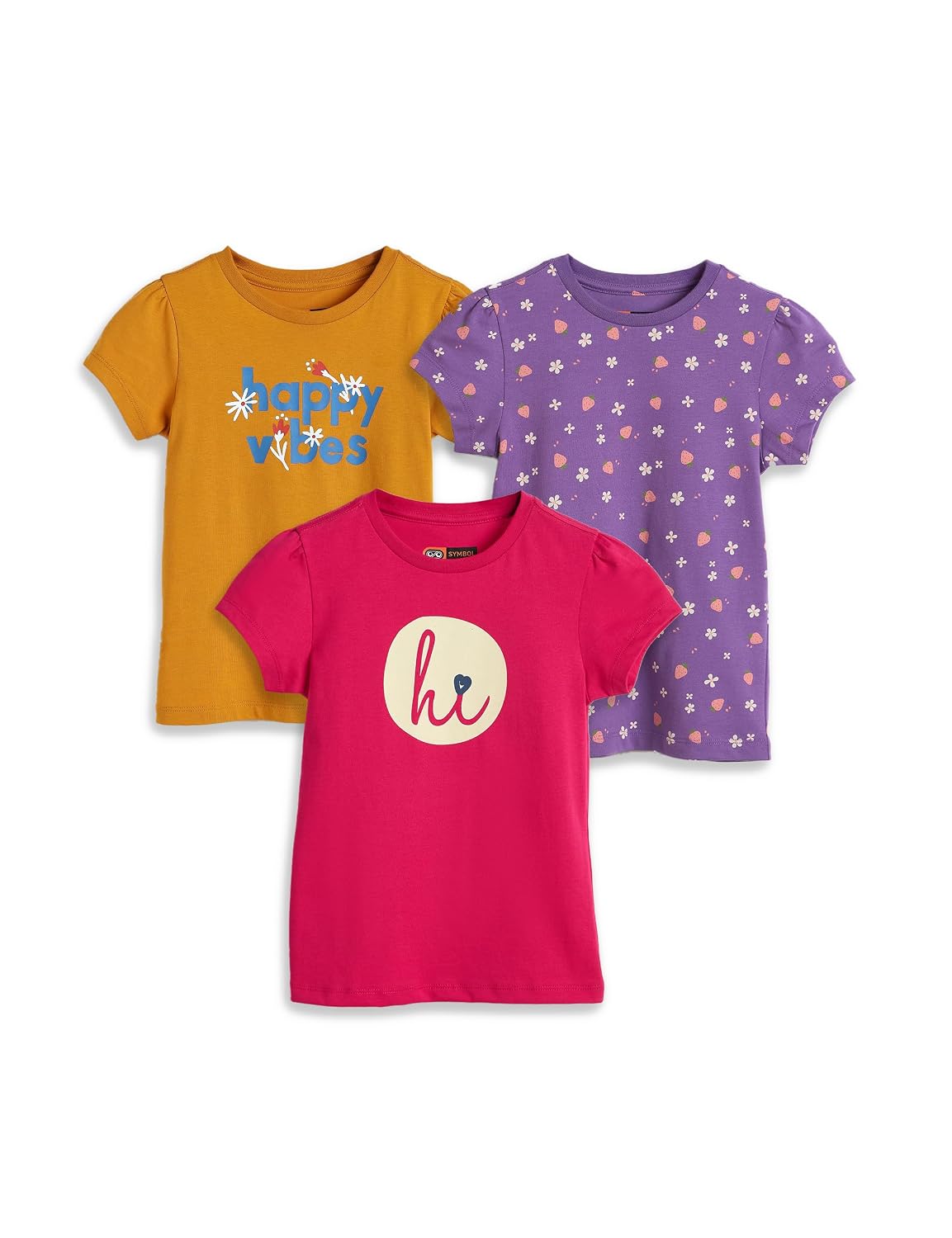 Amazon Brand - Symbol Girls 100% Cotton Graphic Printed Half Sleeves T-Shirt | Age 2-14 Years (Combo Pack of 3 and 5) - Review, Price and Buying Guide