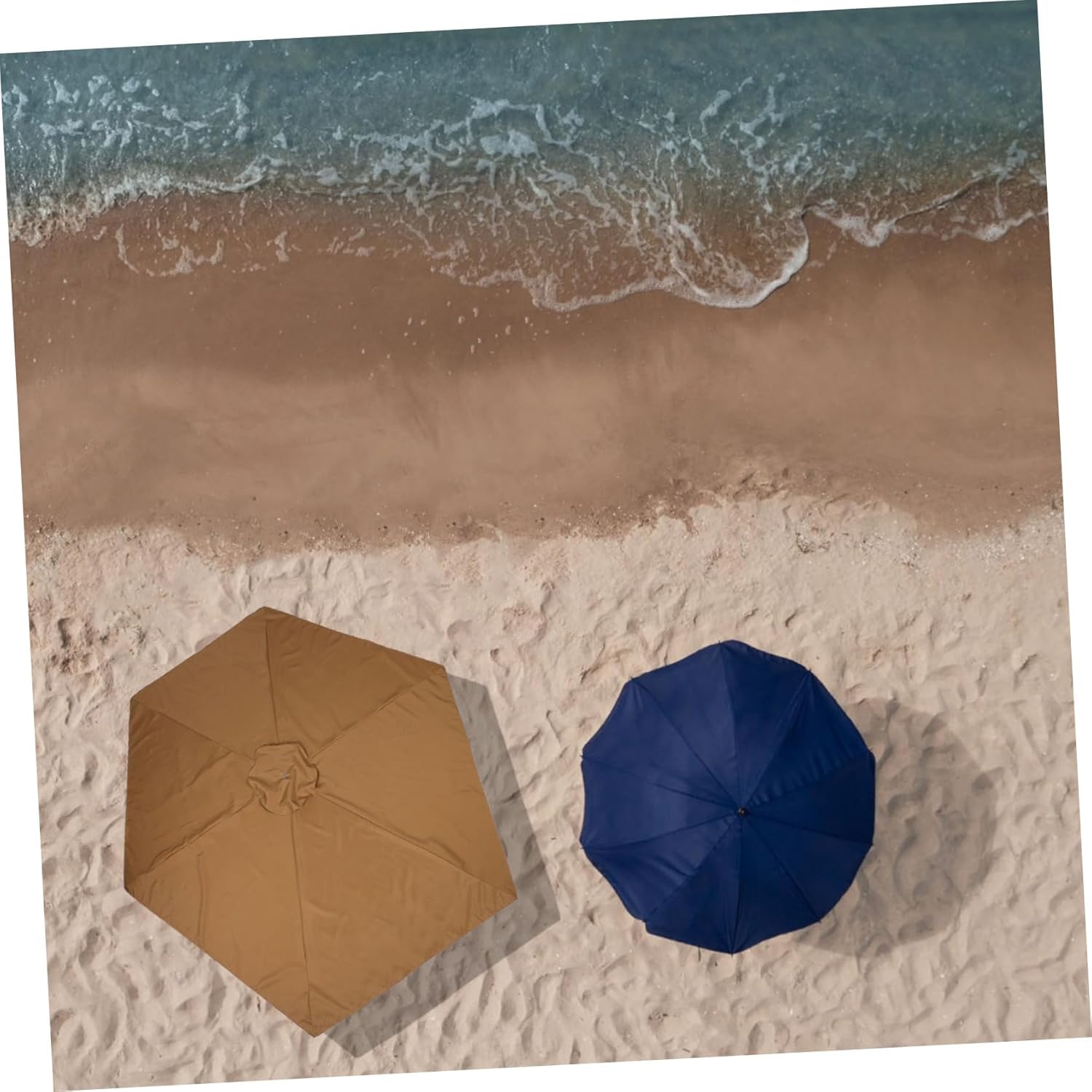 Toyvian Patio Umbrella Replacement Canopy for Market Umbrellas Top Cover for Outdoor Tables Ribs for Sustainable Use