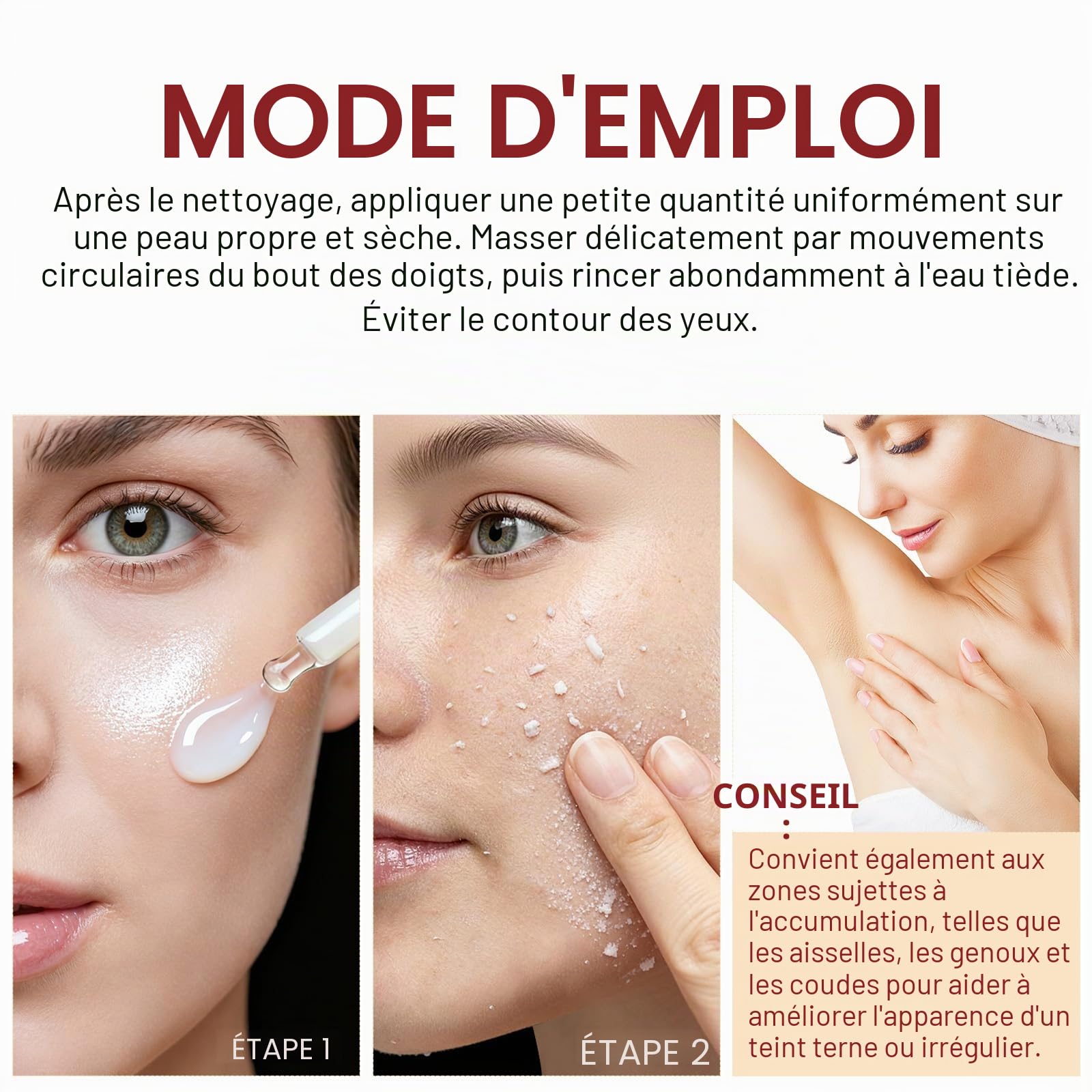 Sérum Exfoliant Coréen au Riz 100ml – Gommage Visage Doux, Élimine Peaux Mortes & Points Noirs, Réduit les Pores, Hydratant & Éclaircissant