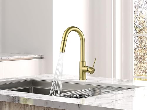 Vista 42 de AguaStella AS59W Grifo de barra blanca brillante o grifo de fregadero de preparación con rociador extraíble de una sola manija Shiny White