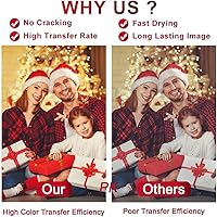 Vista 7 de Papel de sublimación de 11 x 17 pulgadas, 100 hojas de 4.41 oz/m², para impresora de inyección de tinta con tinta de sublimación Epson, Sawgrass