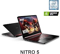 Vista 7 de Acer Nitro 5 15.6 pulgadas Full HD IPS Gaming Laptop, Intel Core i5-9300H Quad-Core, NVIDIA GeForce GTX 1650 4GB, 8GB DDR4, 256GB SSD, teclado