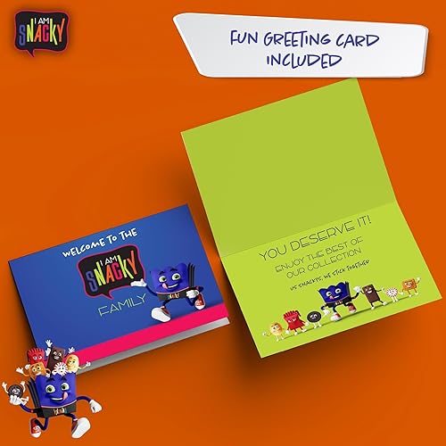 Miniatura 13 de Gift A Snack – Caja llena de golosinas variadas para el Día del Padre y cumpleaños, incluye tarjeta de felicitación, cesta de golosinas con dulces