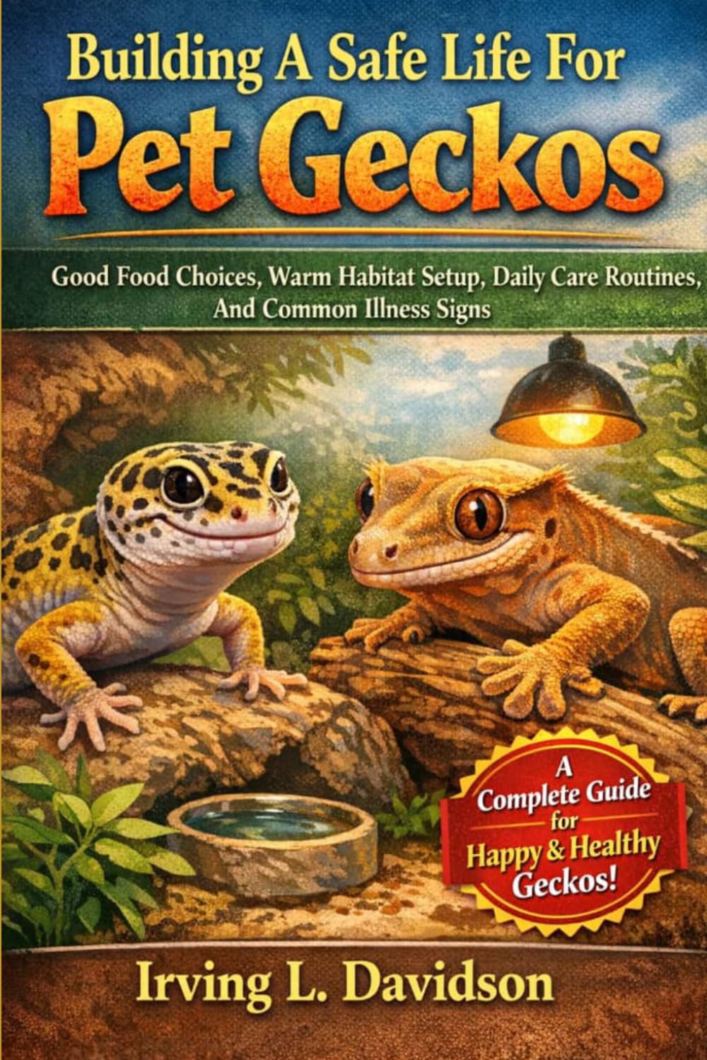 Building A Safe Life For Pet Geckos Good Food Choices, Warm Habitat Setup, Daily Care Routines, And Common Illness Signs