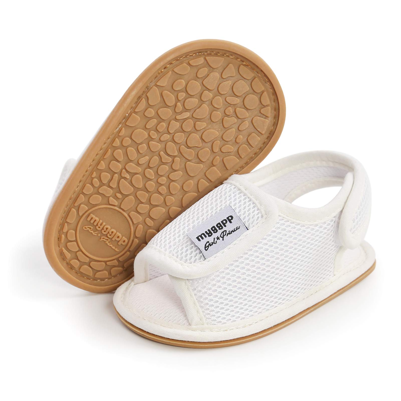 RVROVIC Baby Boys Girls Sandals Premium Infant Summer Outdoor Shoes PU Lightweight Soft Anti-Slip Sole Toddler Prewalker
