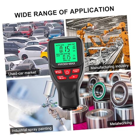 Digital Paint Thickness Gauge for Cars, 0.01mm Resolution