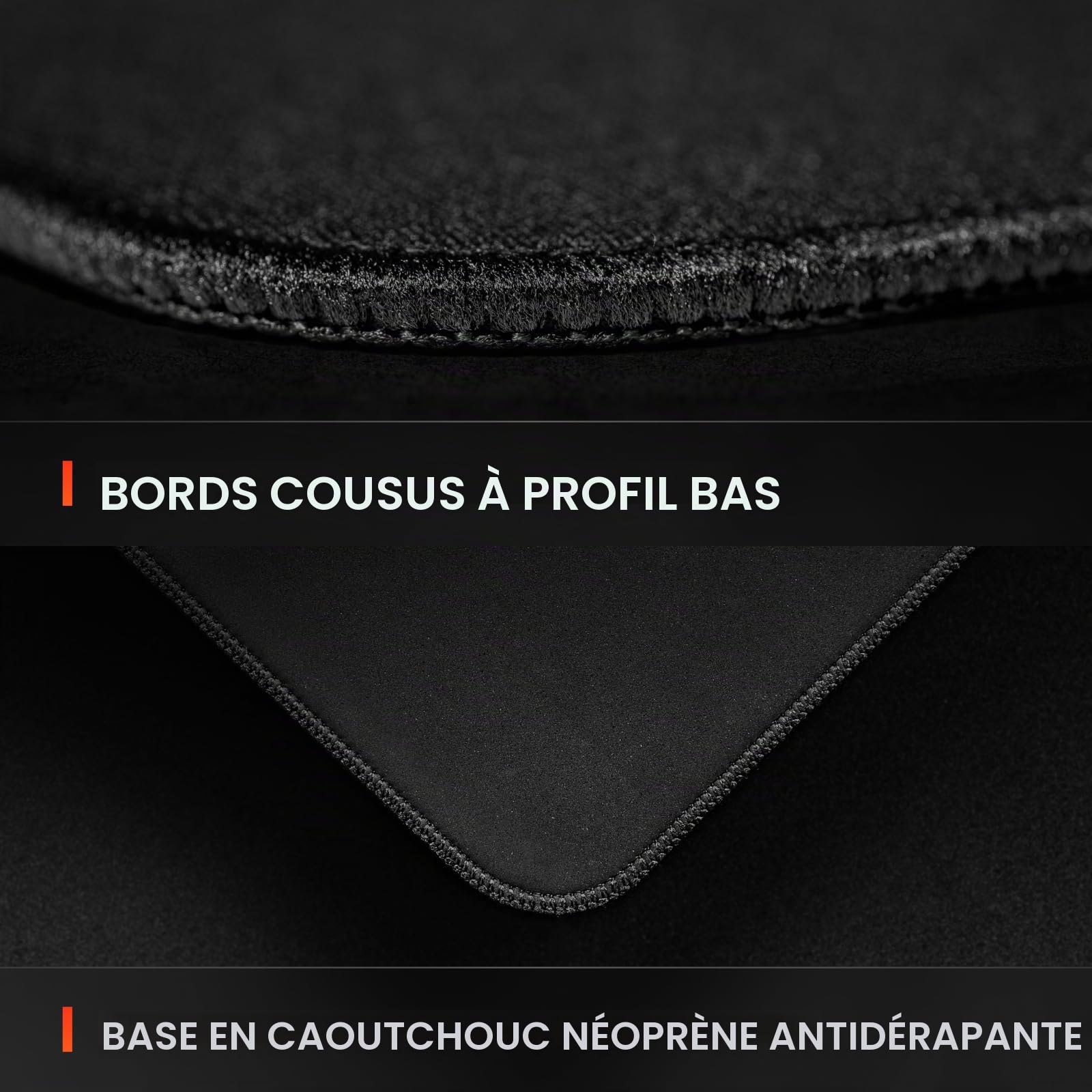 SteelSeries QcK L Performance Control Tapis de Souris de Jeu – Densité supplémentaire pour Une Glisse Fluide – Coutures discrètes – Base en Caoutchouc néoprène antidérapant – 42 x 49 cm – FPS, MOBAs,