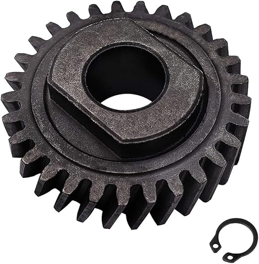 WP9706529 W11086780 Replacement Worm Gear Parts for KitchenAid Stand Mixer Worm Follower Gear with the 9703680 Circlip