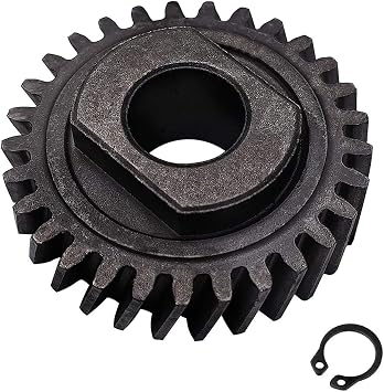 WP9706529 W11086780 Replacement Worm Gear Parts for KitchenAid Stand Mixer Worm Follower Gear with the 9703680 Circlip