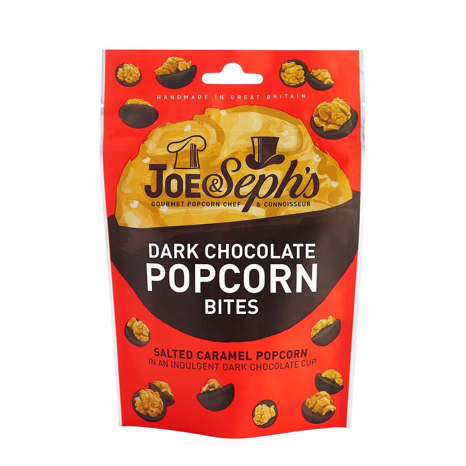Amazon.com: Joe & Seph's Dark Chocolate Popcorn Bites 63g