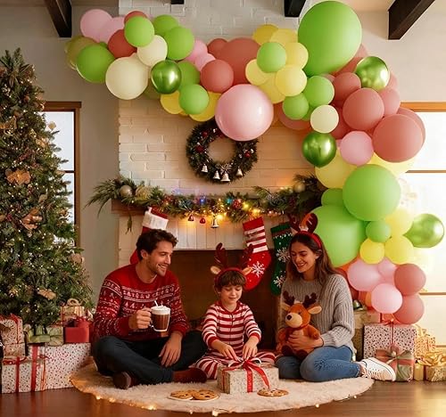 Vista 35 de Guirnalda de globos de color morado y rosa, globos de doble relleno de lavanda lila, globos pastel de diferentes tamaños, kit de arco de globos