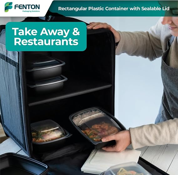 15 X Meal Prep Food Storage Containers with Lids, Double Compartment, Microwavable, Reusable, Dishwasher Safe, Freezer Safe, BPA-Free, Recyclable Leakproof, Stackable