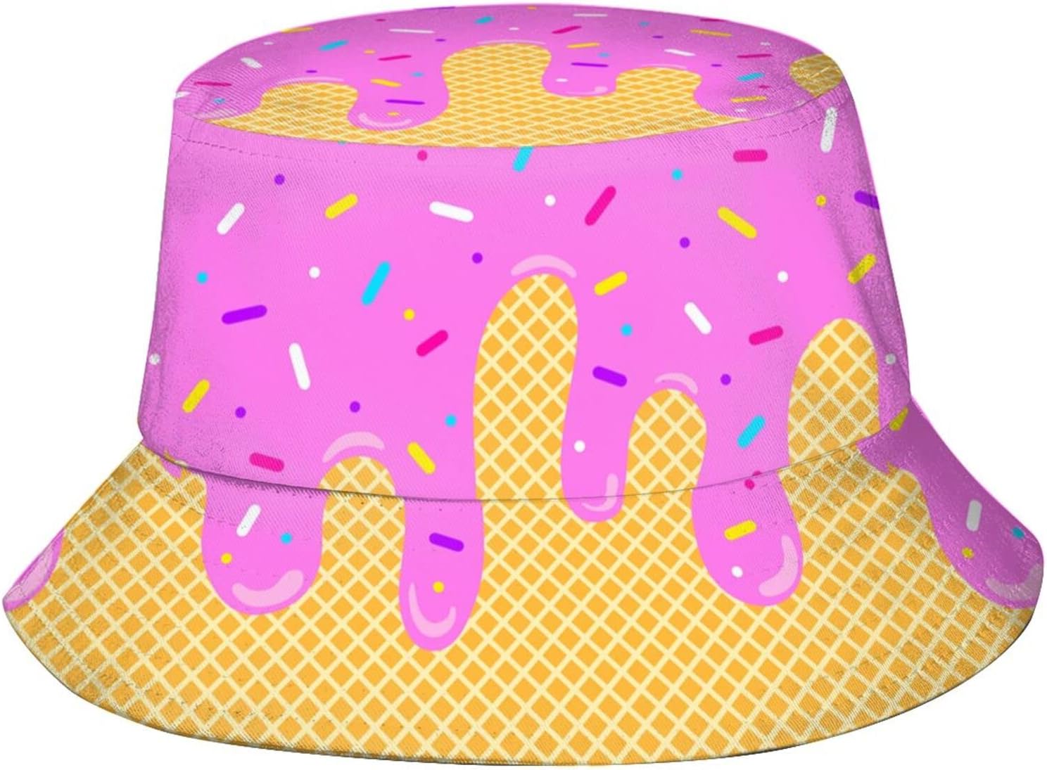 Bucket Hat Fisherman Hat The Luminous Mushroom Beach Travel Sun Hat Outdoor Cap for Adults Men Women