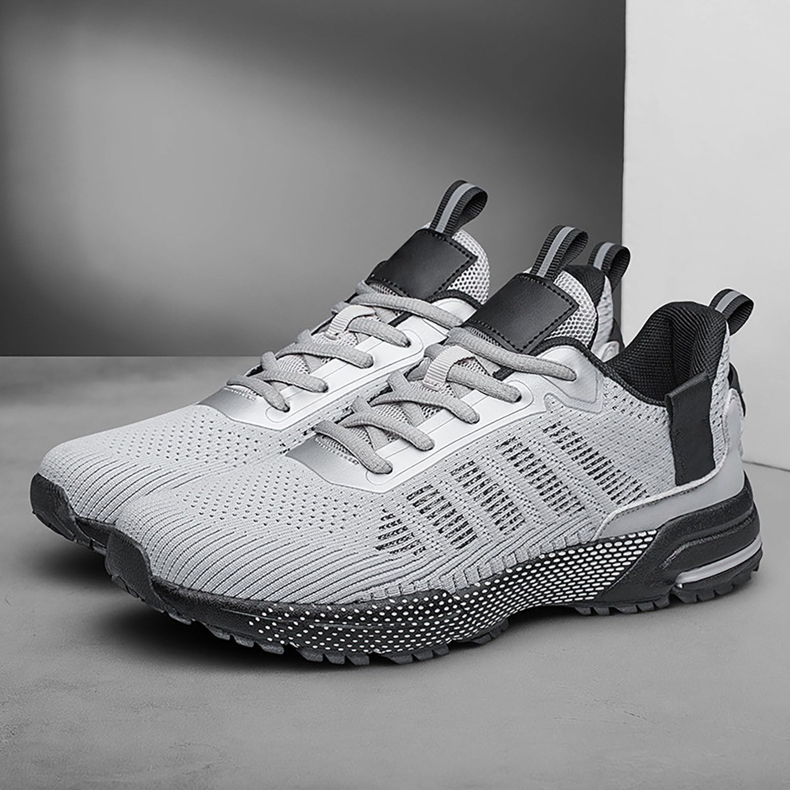 Zapatos deportivos casuales de malla transpirable para hombre, ligeros, con soporte de arco para comodidad diaria