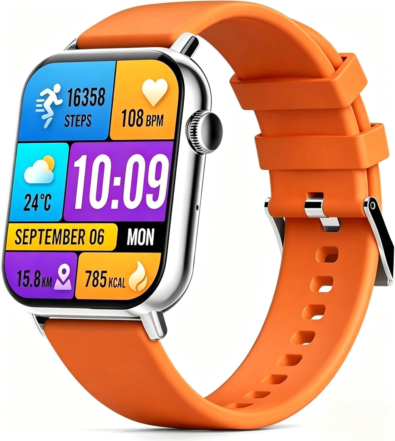 Photo 1 of Trendia Smart Watches for Women, 1.83'' HD Fitness Tracker with Answer/Make Calls, Heart Rate/Sleep/SpO2 Monitor, 120+ Sport Modes, IP68 Waterproof, Compatible iPhone/Samsung/Android