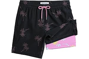 Men's Swim Trunks with Compression Liner: Comfort and Style Meet Performance