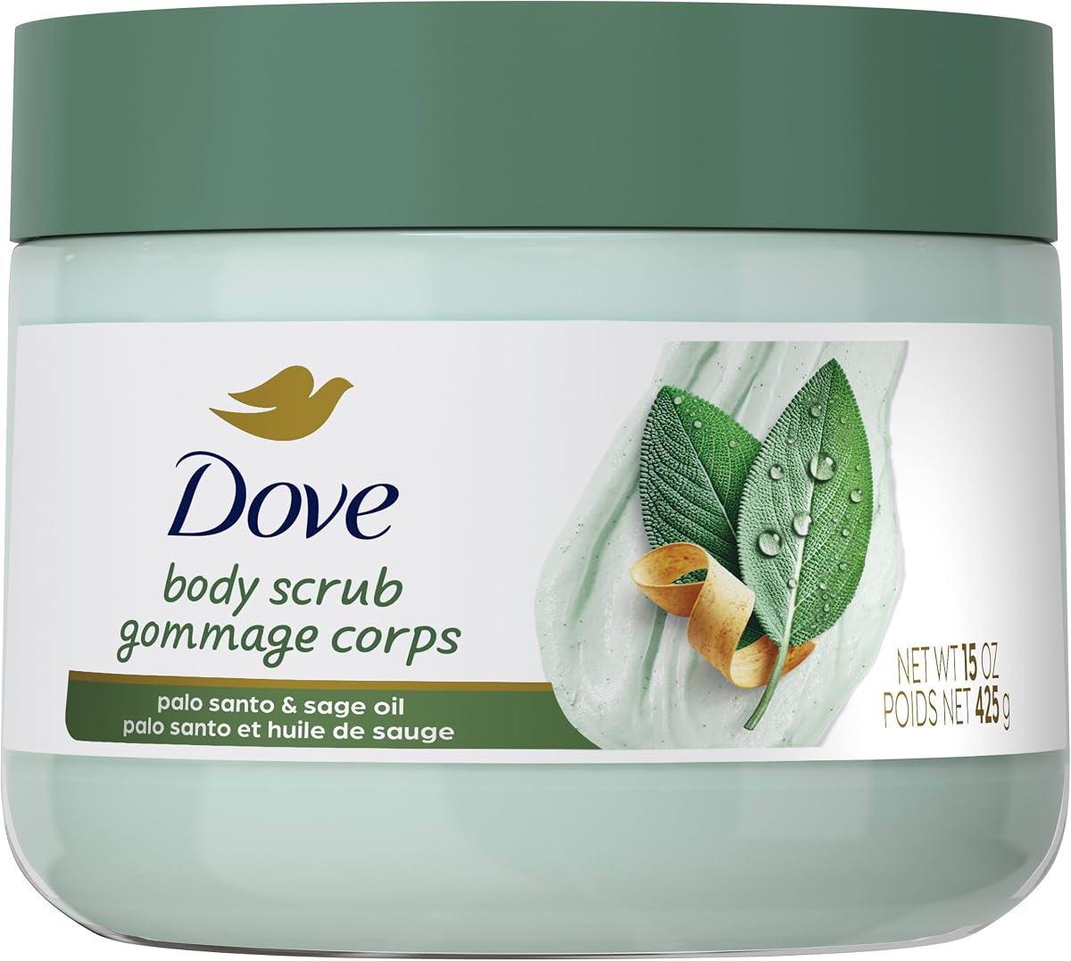 Exfoliante corporal de edición limitada Aceite de palo santo y salvia para exfoliado 15 OZ | Edición limitada