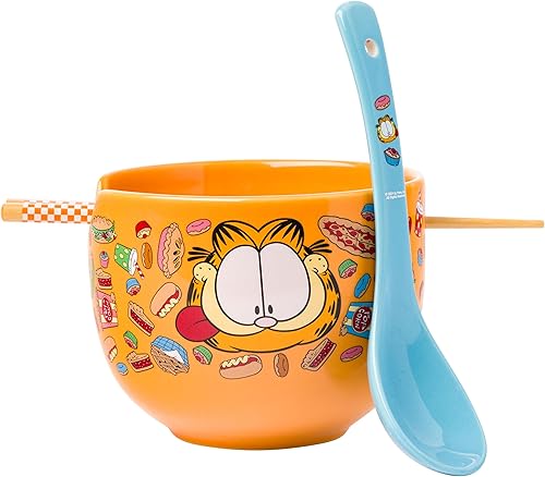 Miniatura 141 de Silver Buffalo The Powerpuff Girls Girl Power Featuring Blossom, Bubbles, and Buttercup Ceramic Ramen Noodle Rice Bowl with Chopsticks, Microwave