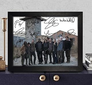 The Walking Dead Signed Autographed Photo 8X10 Reprint Rp Pp - Norman Reedus [Daryl Dixon], Andrew Lincoln [Rick Grimes], Steven Yeun [Glenn Rhee], Danai Gurira [Michonne], Melissa Mcbride [Carol Pel