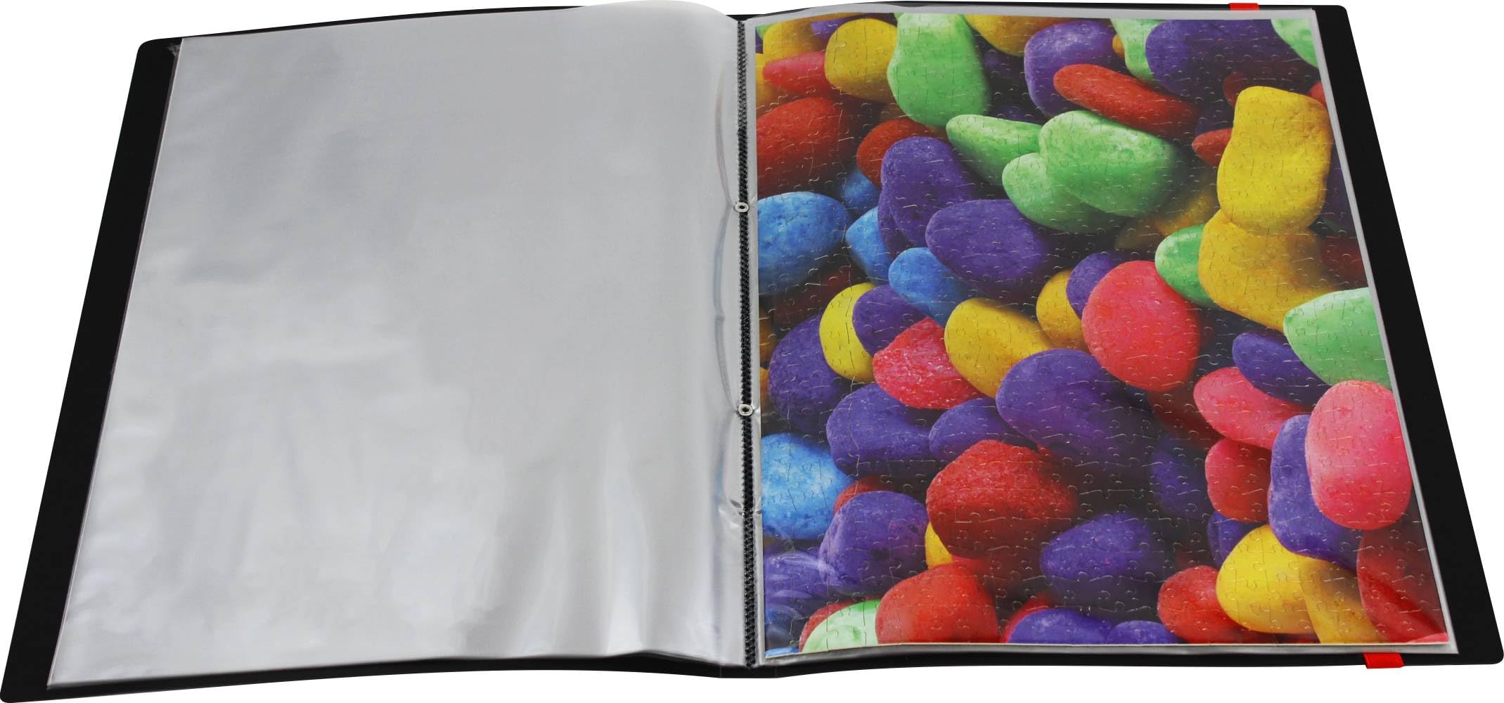 Puzzlemappe Aufbewahrungsmappe, 1 Stück, passend für 20 geklebte Puzzle je 500 Teilen