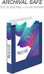 Samsill Durable 1.5 inch 3 Ring Binder, Made in USA, D Ring Binder, FSC 100% Recycled Chipboard, Blue, 4 Pack