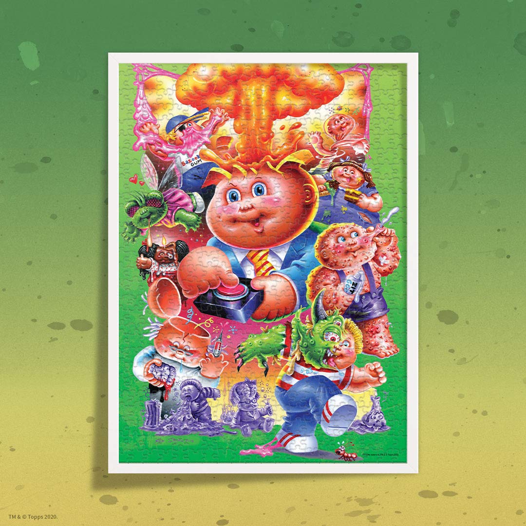 USAOPOLY Garbage Pail Kinderpuzzle Palooza 1000 Teile Puzzle | 35. Jahrestag von GPK | Offiziell lizenzierter Mülleimer Kinderartikel | Sammlerstück Puzzle mit Original GPK Favoriten