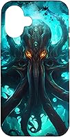 Vista 1 de Octopus Kraken Monster Sea Creature Animals Ocean Fantasy Case for iPhone 16