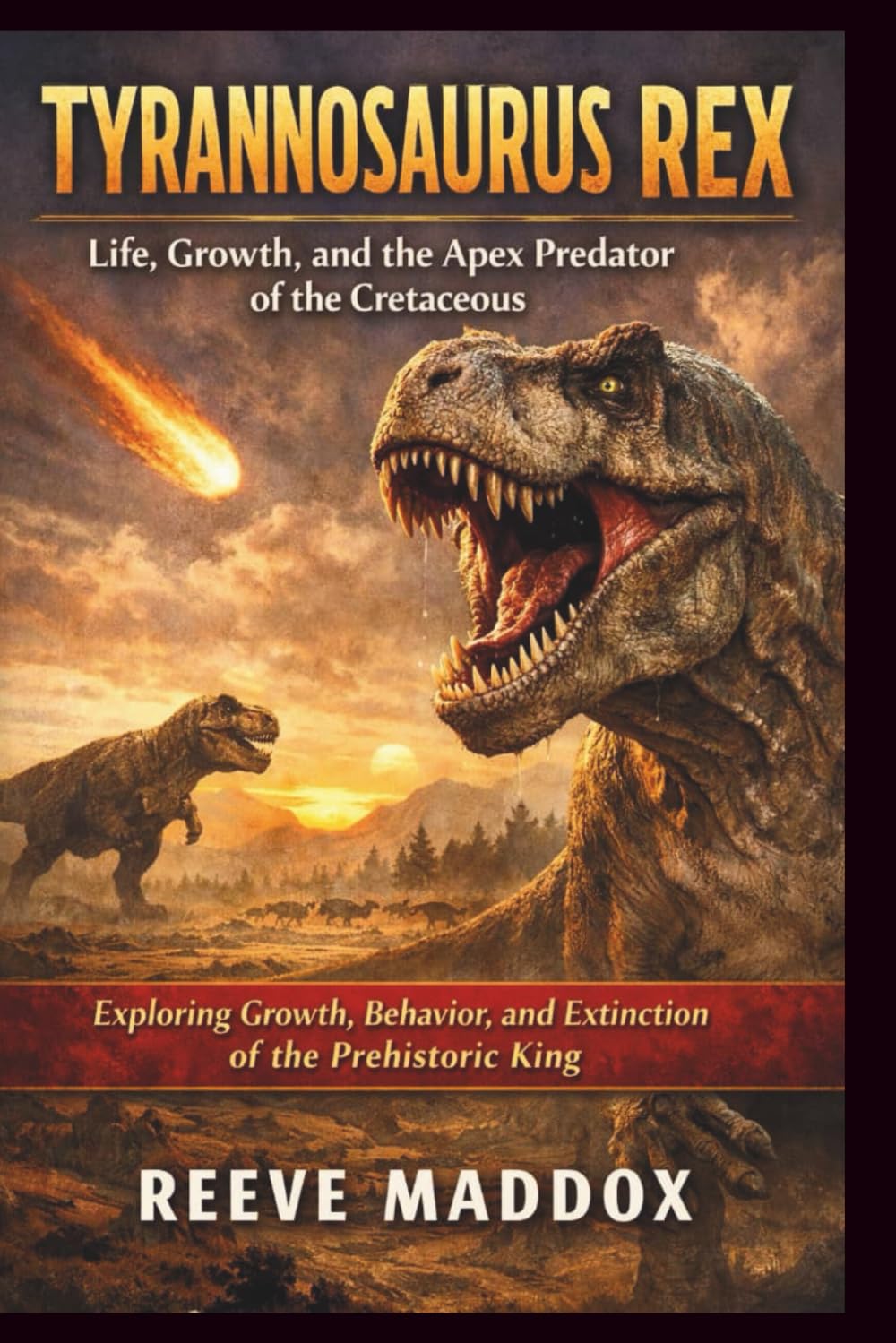 Tyrannosaurus rex: Life, Growth, and the Apex Predator of the Cretaceous: Exploring Growth, Behavior, and Extinction of the Prehistoric King