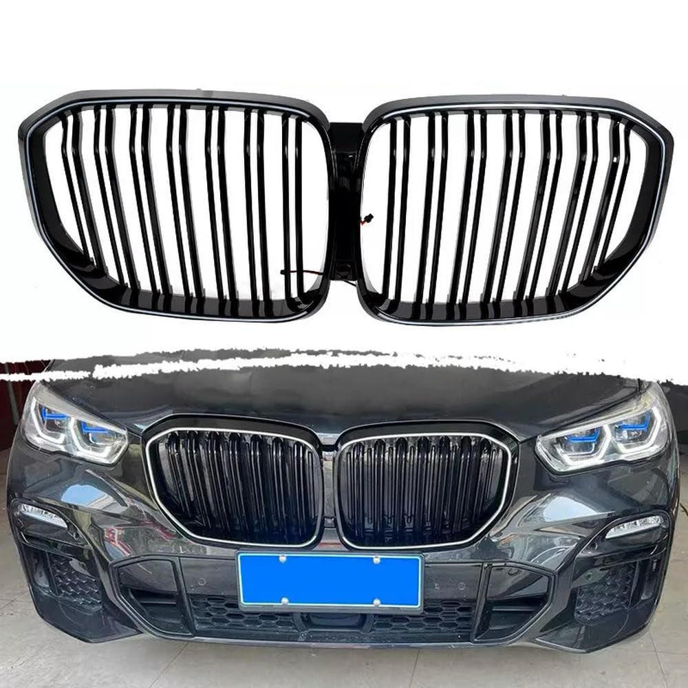 Grilles de calandre de capot LED BMW X5 G05 éclairage avant dynamique - 7