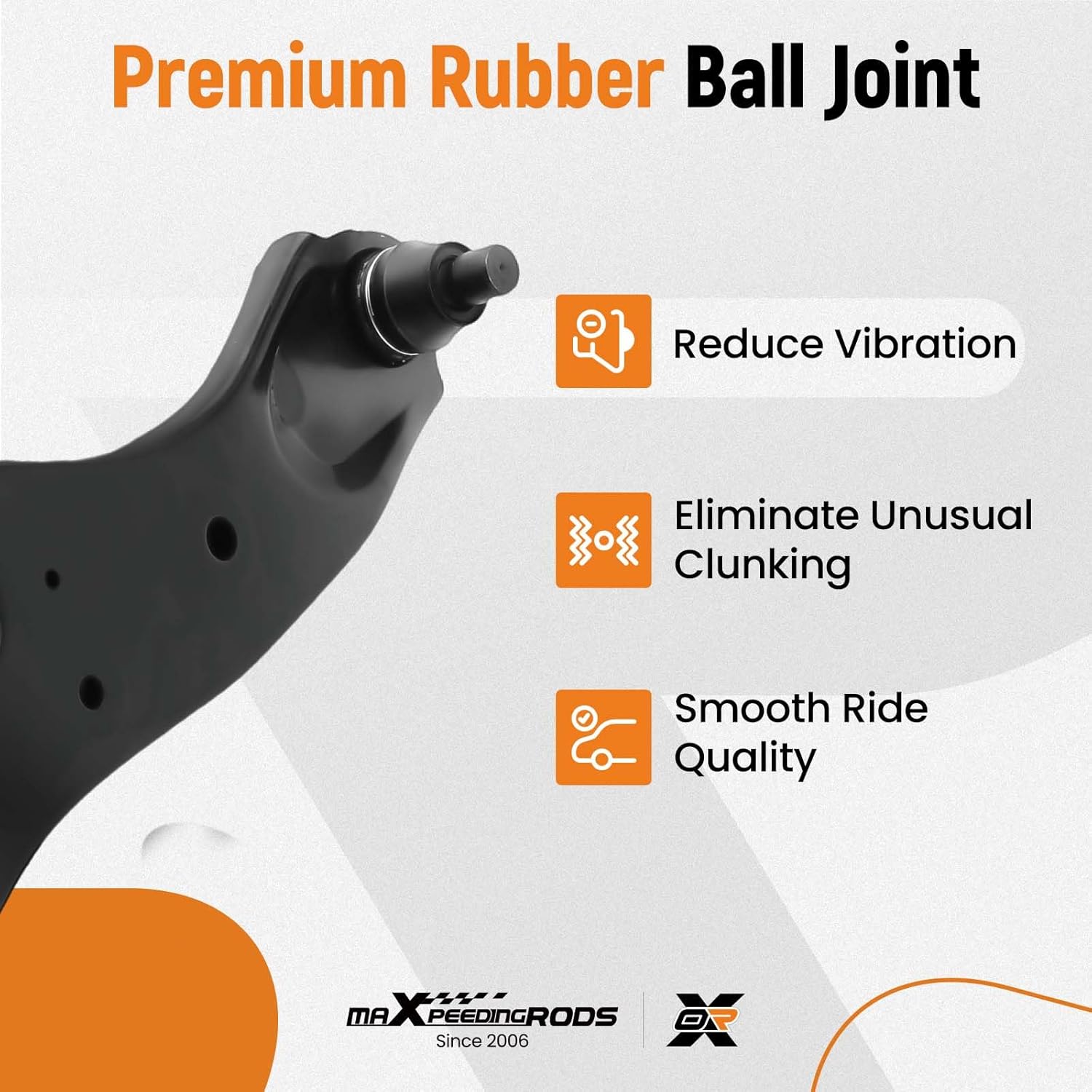 maXpeedingrods 2Pc Front Lower Control Arm w/Ball Joint for Mazda 6 2014-2020 CX-5 CX5 2013-2016, CMS761213 CMS761214 Suspension Kit