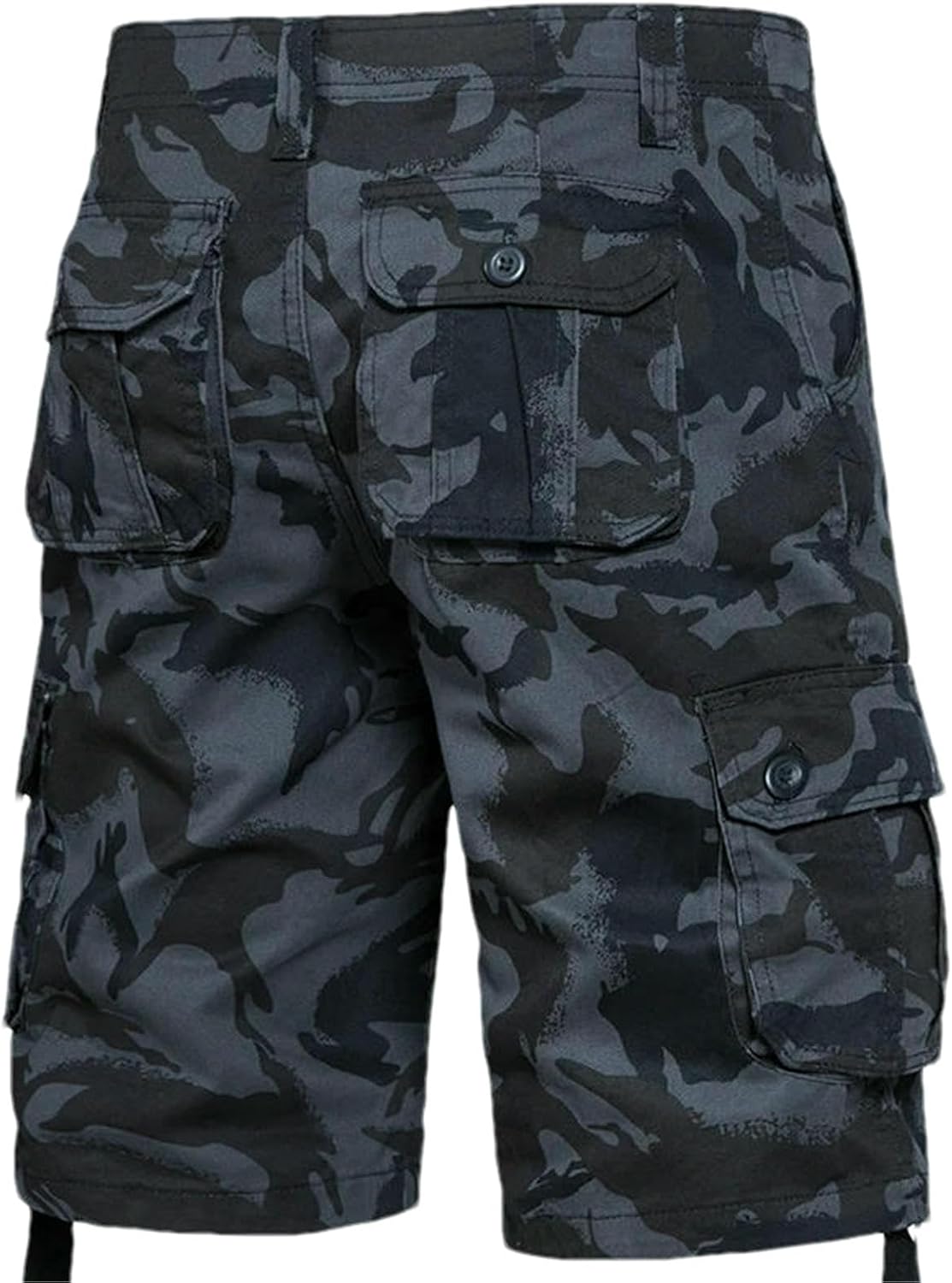 JXQXHCFS Men's Camo Shorts Summer Casual Half Pants Camouflage Sports Short Pants Side Pocket Cotton Breathable Shorts