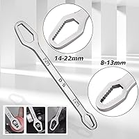 Vista 7 de Xastro Llave universal multifuncional de doble extremo de 0.315-0.866 in, herramientas de reparación de llave perezosa autoapretables de 5/16-7/8