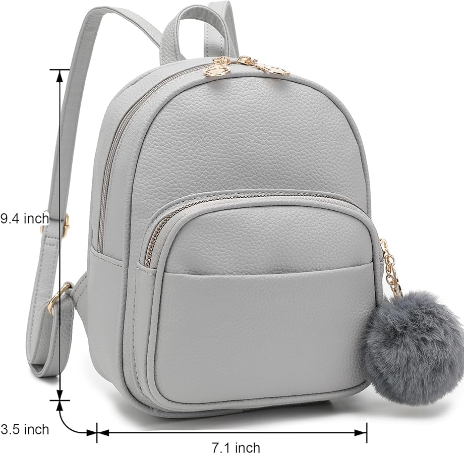 Amazon.com | Barsine Mini Backpack for Women Girls Leather