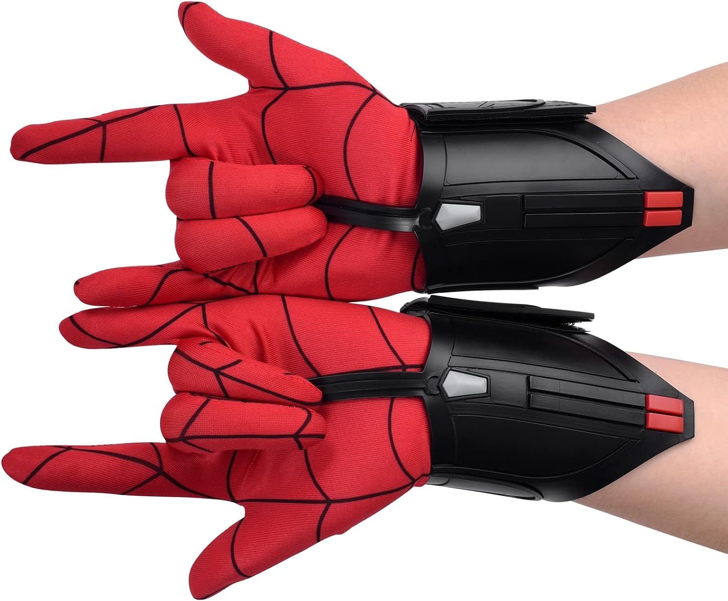 Spider Web Shooters for Kids Props Decorate Web Shooters Cosplay Superhero Launcher Small, Black