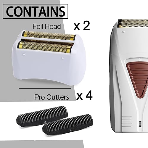 Miniatura 2 de 2Pack Pro Cabezales de Afeitado de Repuesto Accesorios de Pieza, Hoja Dorada y Cabezal de Repuesto de Cortador para Afeitadora Eléctrica Andis