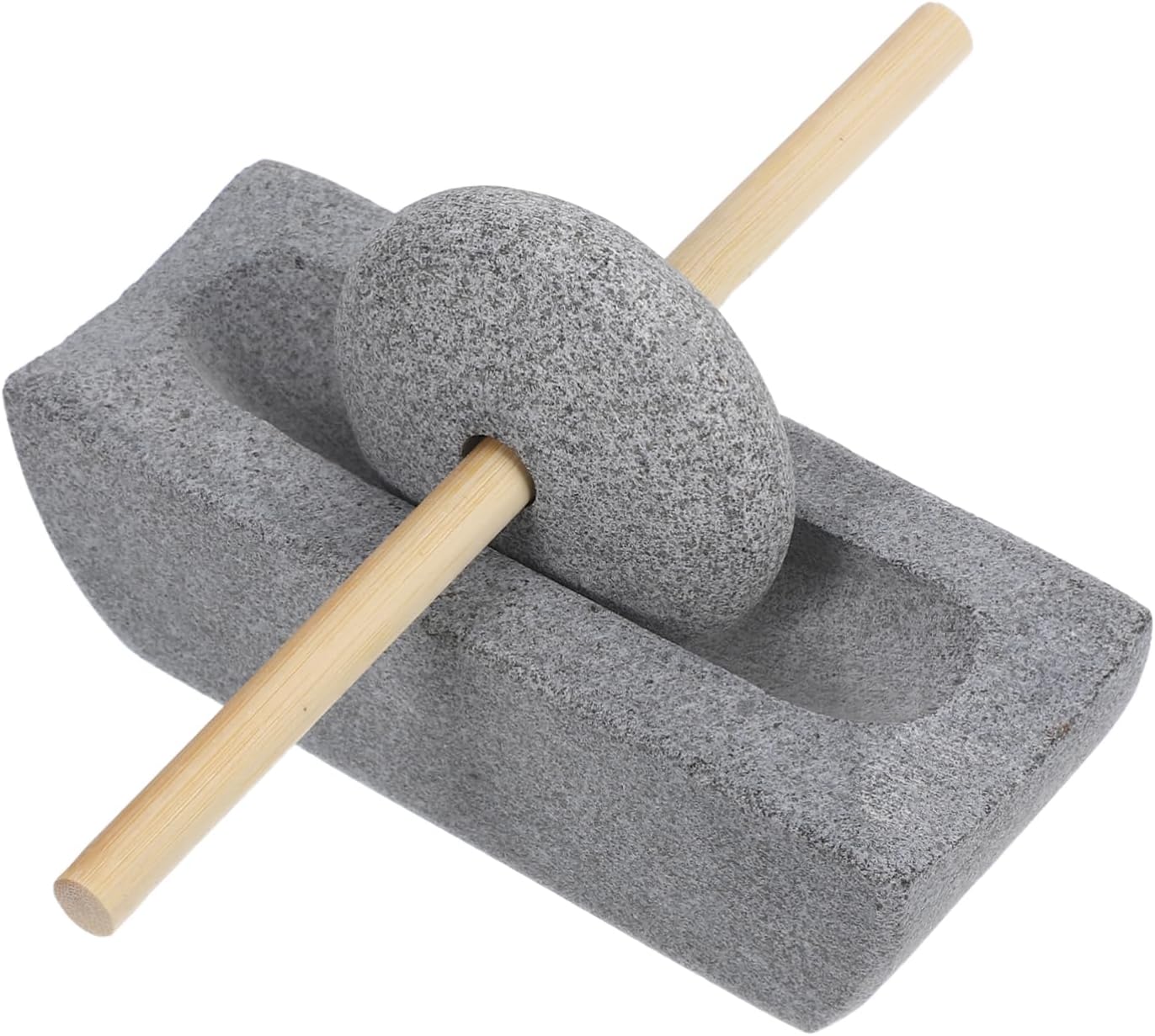 Cabilock Traditional Stone Mill for Manual Grinding Hand Crank Kitchen Grinder for Tea Spices and Coffee Ergonomic Design with Enhanced Efficiency Diameter Pestle for Home Use