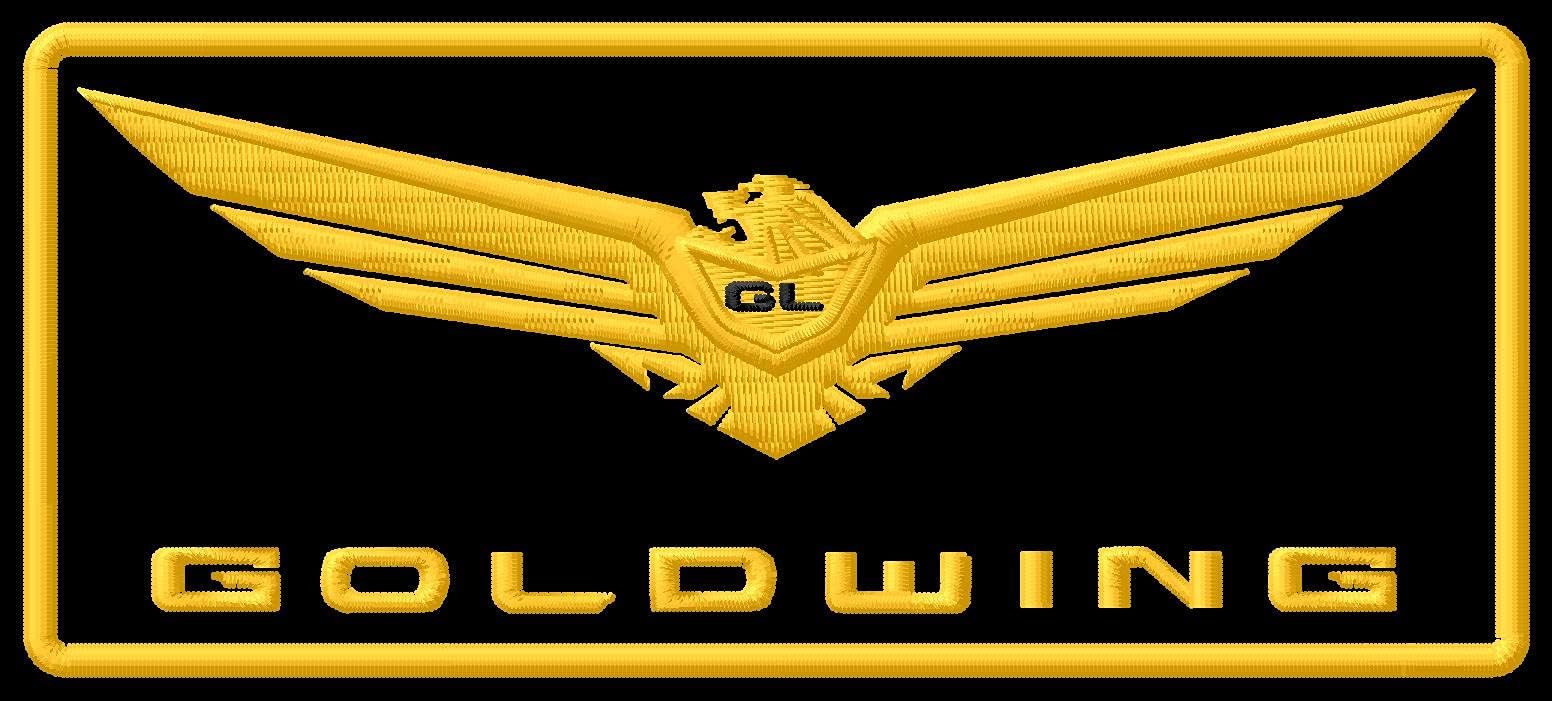 Masterpatch Hon Gold Wing Goldwing Wide Wings Gold Patch Intended for Honda Goldwing Bikers Motorcycle Motorbike Aufnäher parche Bordado brodé patche écusson Toppa ricamata