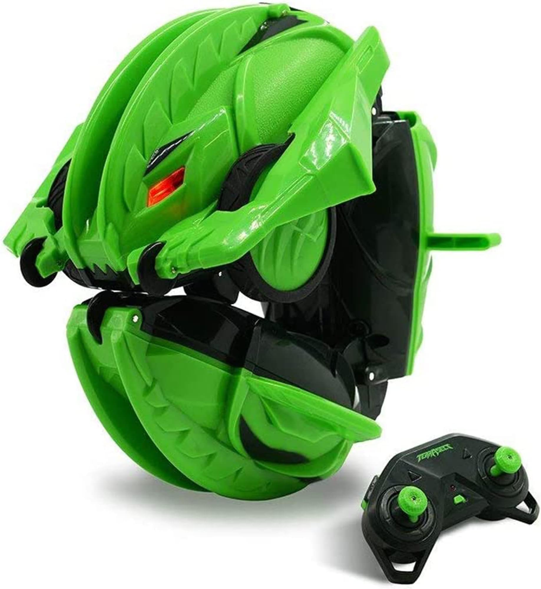 Alpha Group Terrasect Remote Control Transforming Vehicle, Green, 2.4 Ghz, 13.8", (US858320), unisex-children