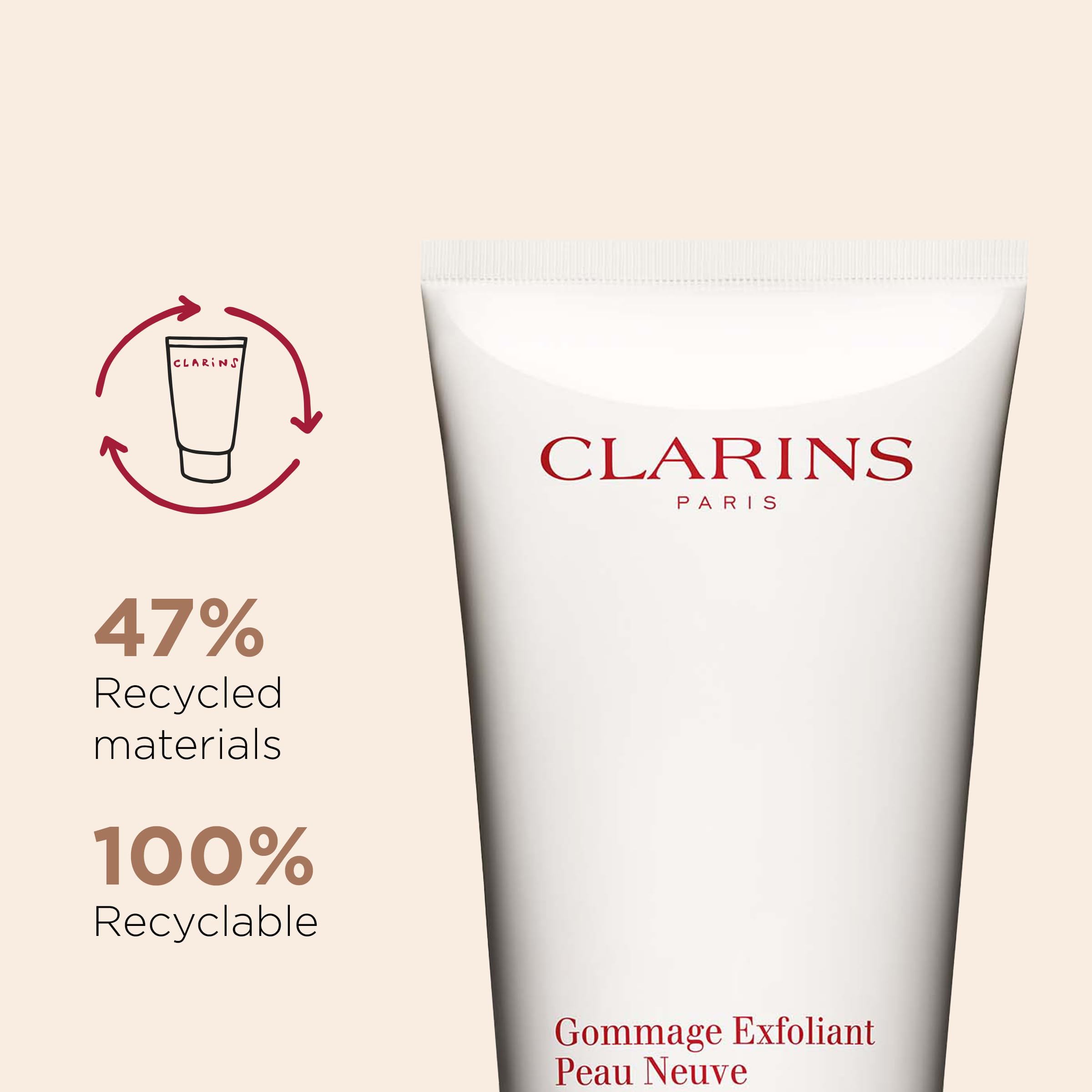 Clarins Exfoliating Body Scrub For Smooth Skin | Softens, Smoothes and Nourishes| Preps Skin For Treatments To Follow | Non-Drying | All Skin Types | 6.7 Ounces