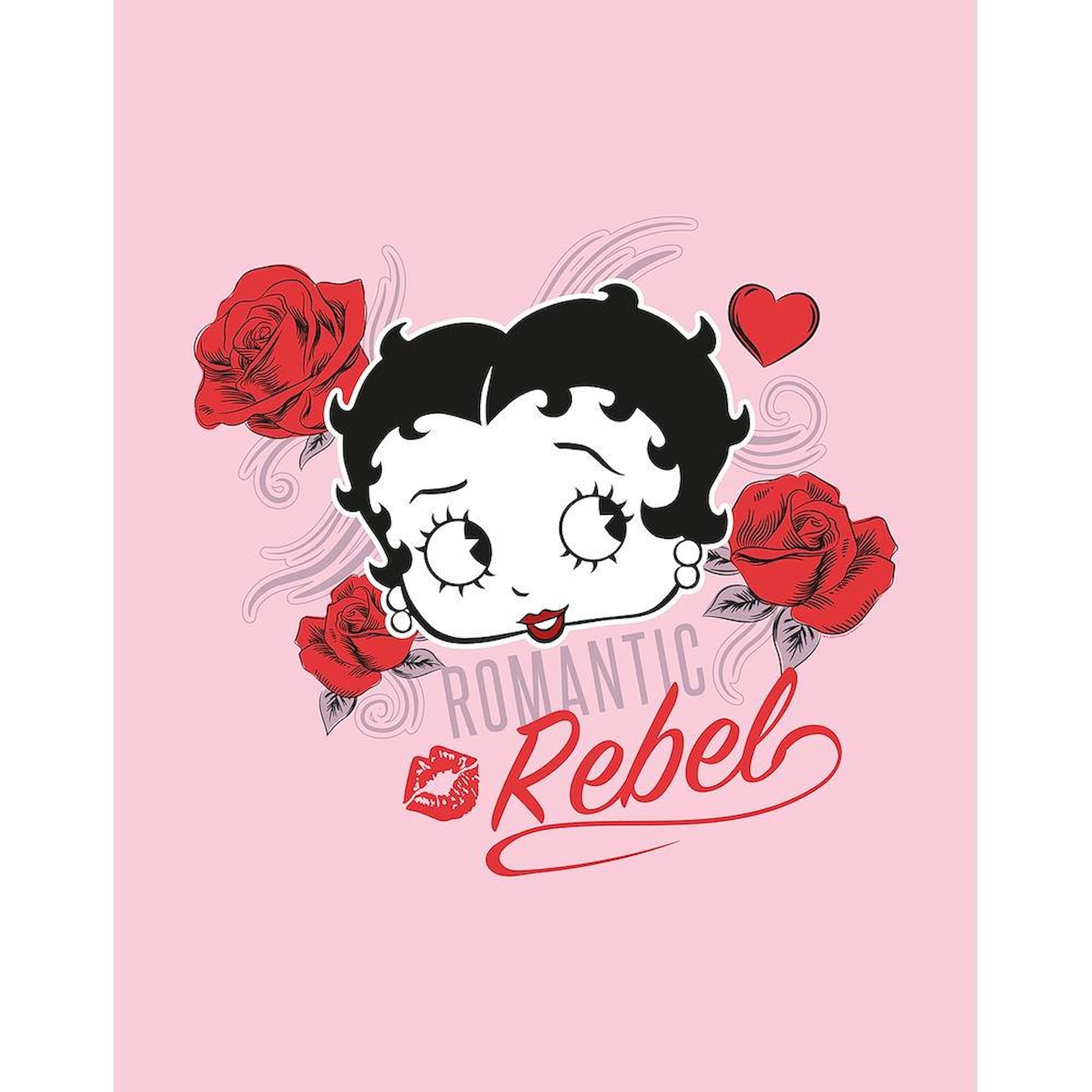 CafePress Betty Boop Romantic Rebel Twin Duvet Cover, Printed Comforter Cover, Unique Bedding,