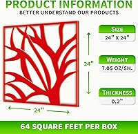 Vista 3 de Azulejos de techo para colgar techos acústicos decorativos con patrón floral de 2 x 2 pulgadas, paneles en V, decoración 3D perfecta para techos