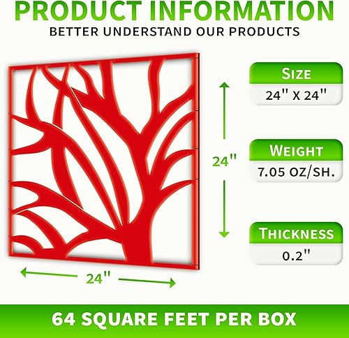 Miniatura 3 de Azulejos de techo para colgar techos acústicos decorativos con patrón floral de 2 x 2 pulgadas, paneles en V, decoración 3D perfecta para techos,