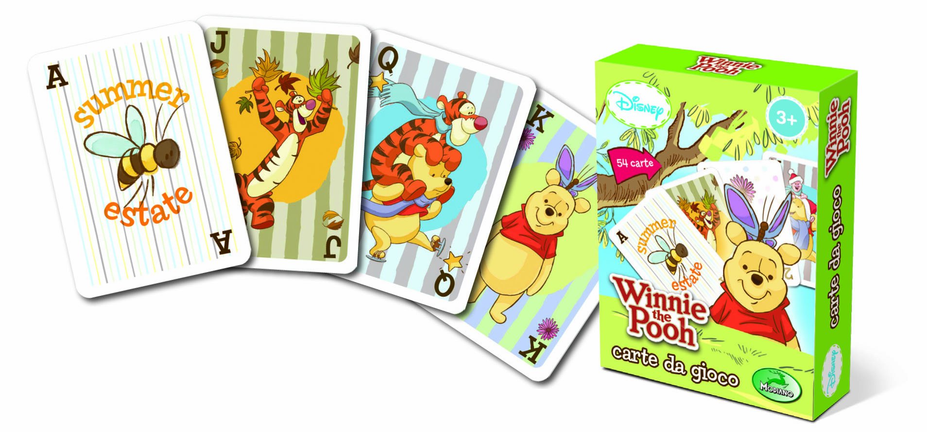 Modiano - Winnie The Pooh & Friends Disney Playing Cards, 308502